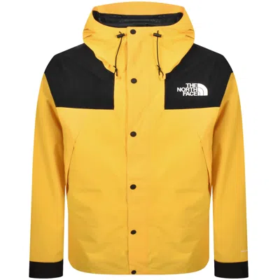 The North Face Dryvent Mono Nylon Windbreaker Jacket In Yellow