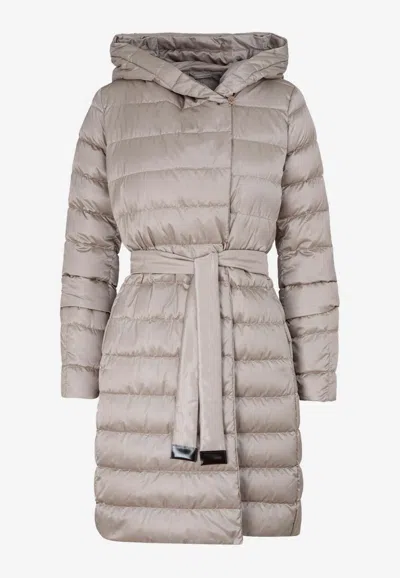 Max Mara The Cube Novef Down Jacket In Neutral