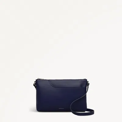 Radley London Evenfall Medium Ziptop East-west Cross Body Bag In Blue