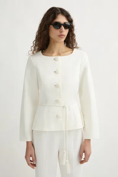 The Posse Heidi Jacket In White