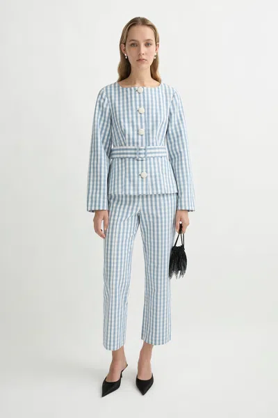 The Posse Heidi Jacket In Blue