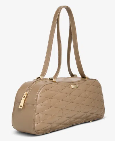 Inc International Concepts Nedda Quilted Satchel, Exclusively At Macy's In Brown