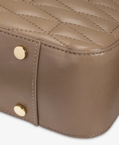 Inc International Concepts Nedda Quilted Satchel, Exclusively At Macy's In Brown