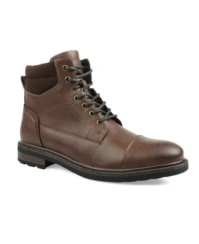 Club Room Men's Gaibe Lace Up Boots, Macy's Exclusive In Brown