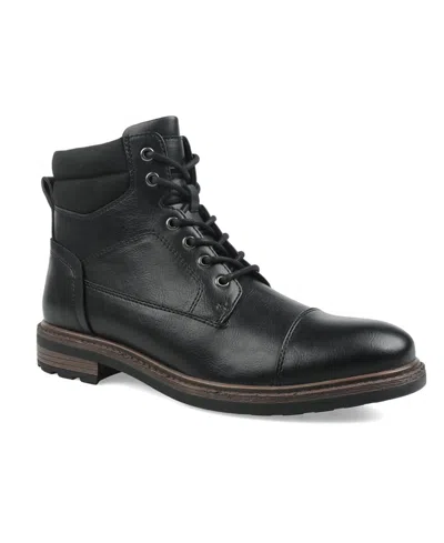 Club Room Men's Gaibe Lace Up Boots, Macy's Exclusive In Black