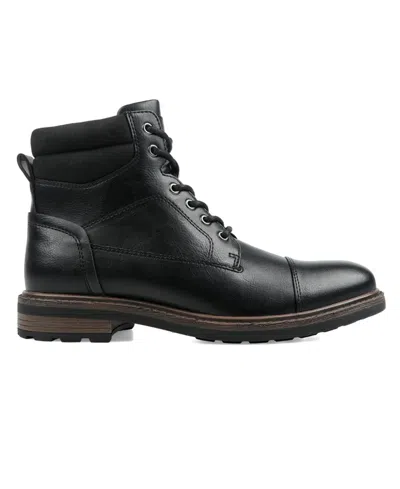 Club Room Men's Gaibe Lace Up Boots, Macy's Exclusive In Black