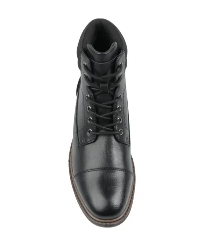 Club Room Men's Gaibe Lace Up Boots, Macy's Exclusive In Black