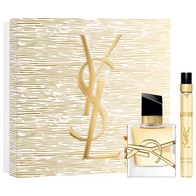 Saint Laurent Mini Libre Eau De Parfum Perfume Duo Gift Set In Gold