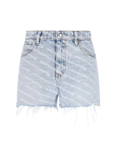Alexander Wang Bite Shorts In Blue