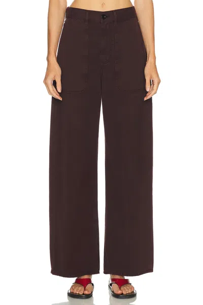 Citizen Of Humanity Citizens Of Humanity Ayla Cargo Pants In Burgundy