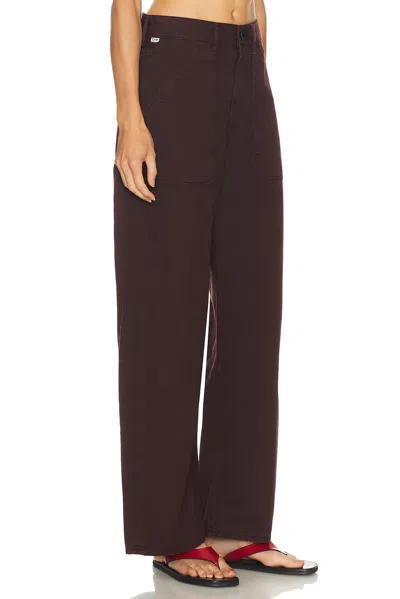 Citizen Of Humanity Citizens Of Humanity Ayla Cargo Pants In Burgundy
