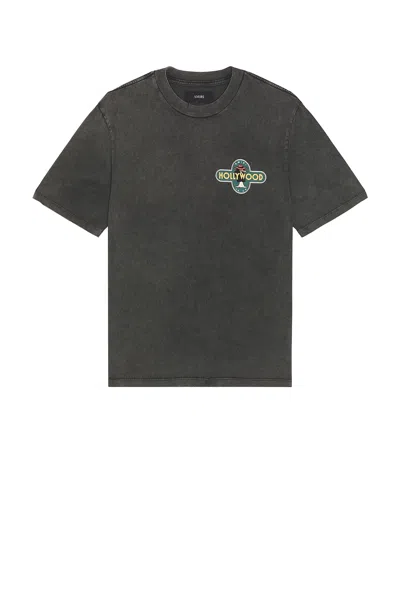 Amiri Hollywood Wolf Tee In Black