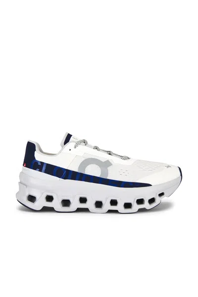 On Cloudmster Running Shoe In White