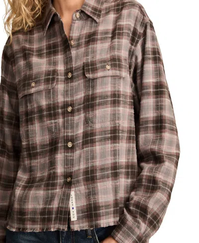 Lucky Brand Women's Plaid Cotton Flannel Button-front Shirt In Multi