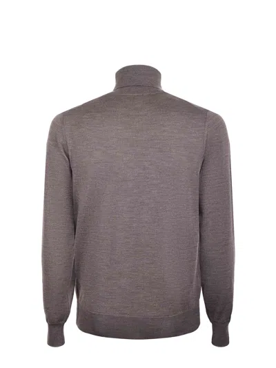 K-way Henry Turtleneck Pullover In Brown