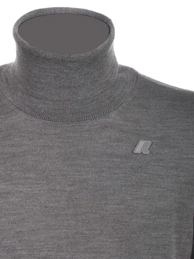 K-way Henry Turtleneck Pullover In Brown