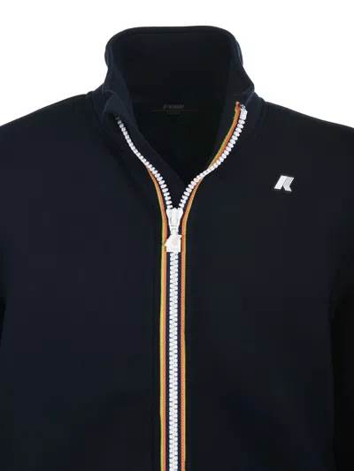 K-way K Way Jack Stretch Hooded Jacket In Blue