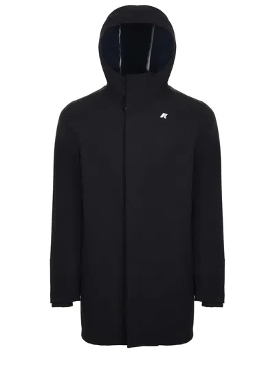 K-way 3-layer Nylon Jacket In Black