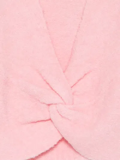 Patrizia Pepe Twist-embellished Jumper In Animal Print