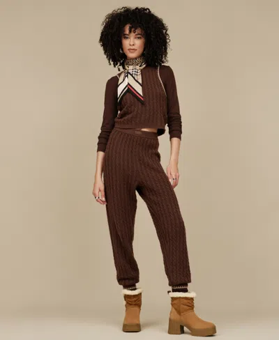 Ugg Women's Lorelai Cable Knit Pants In Multi