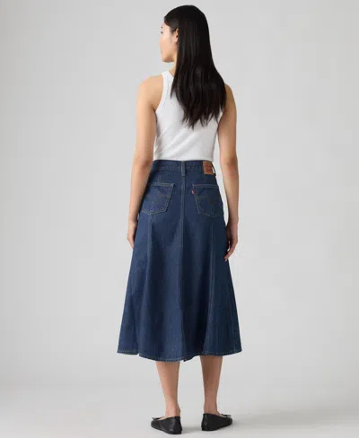 Levi's Midi Skirt In Blue