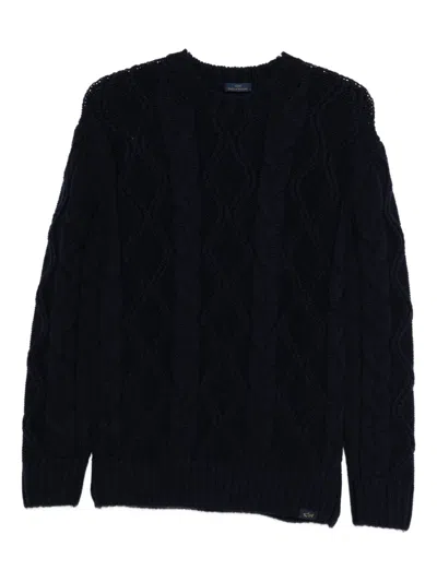 Paul & Shark Holl Sweater In Wool In Multi