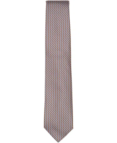 Perry Ellis Portfolio Men's Raser Mini Neat Pattern Classic Tie In Gray