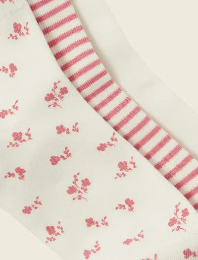 Papinelle Crew Sock - 3 Pack Multi In Multi