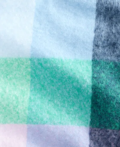 On 34th Brushed Buffalo Plaid Blanket Wrap, Macy's Exclusive In Multi