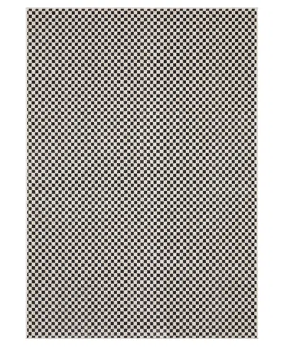 Oriental Weavers Hunter Hnt02 6'7"x9'6" Area Rug In Black