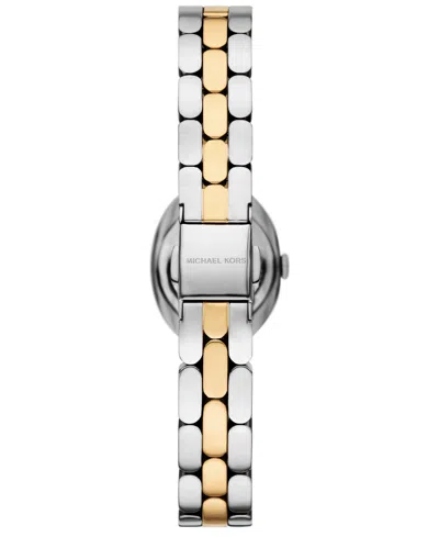 Michael Kors Mini Maude Two-tone Watch In Silver