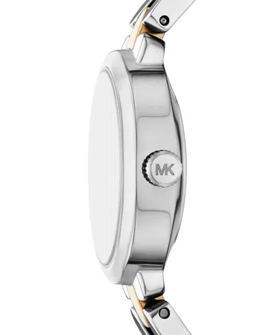 Michael Kors Mini Maude Two-tone Watch In Silver