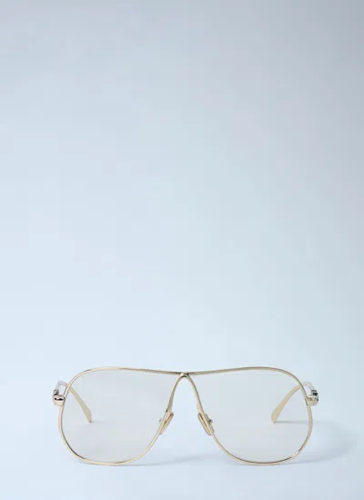 Miu Miu Full Frame Plain Mirror In Gold