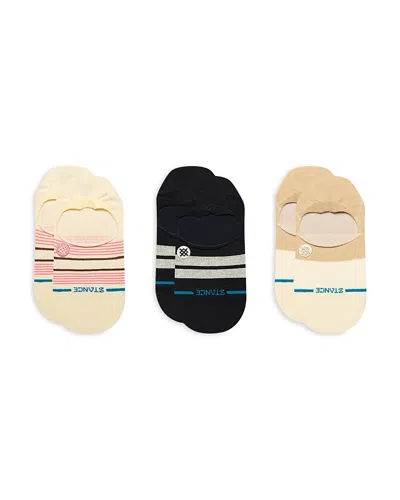 Stance Flipside Assorted 3-pack No-show Socks In Brown