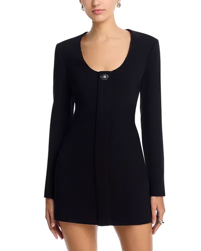 A.l.c . Elena Long Sleeve Minidress In Black