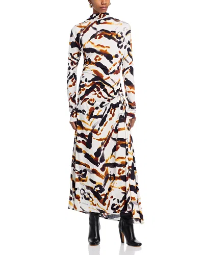 A.l.c A. L.c. Lia Side Drape Dress In Multi