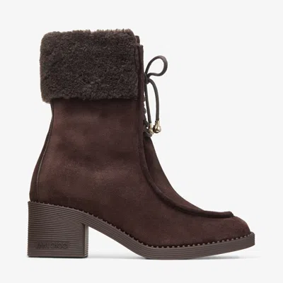Jimmy Choo Hali Ankle Boot 60 In Brown