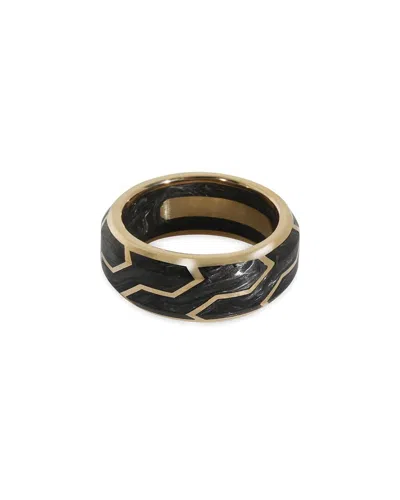 David Yurman Streamline 18k Band (authentic Pre-loved) In Black