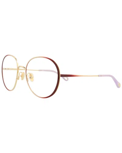 Chloé 56mm Round Optical Glasses In Multi