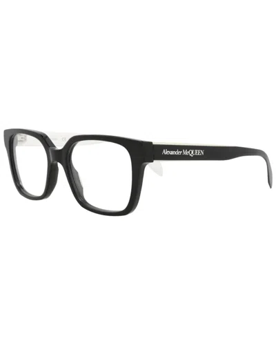 Alexander Mcqueen Men's Am0358o 52mm Optical Frames In Black