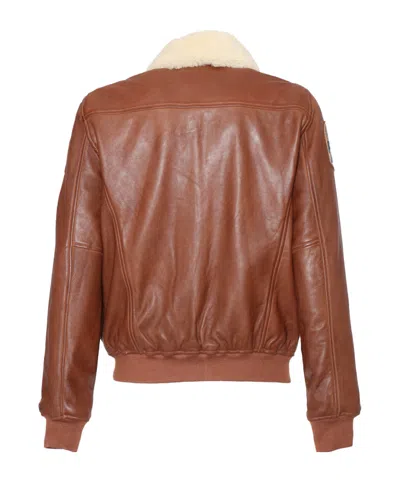 Schott N.y.c. Bomber In Pelle In Brown