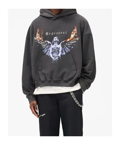 Represent Man Black Knitwear In Black