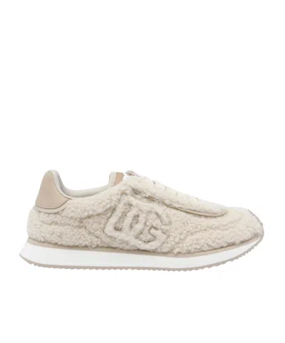 Dolce & Gabbana Dolce&gabbana Women Dg Cushion Sneakers In Neutral