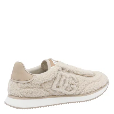 Dolce & Gabbana Dolce&gabbana Women Dg Cushion Sneakers In Neutral