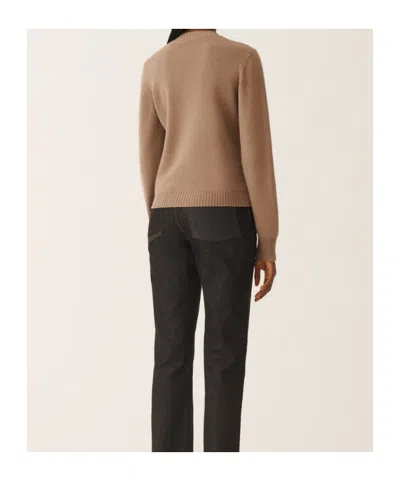 Fabiana Filippi Sweaters Corteccia In Brown