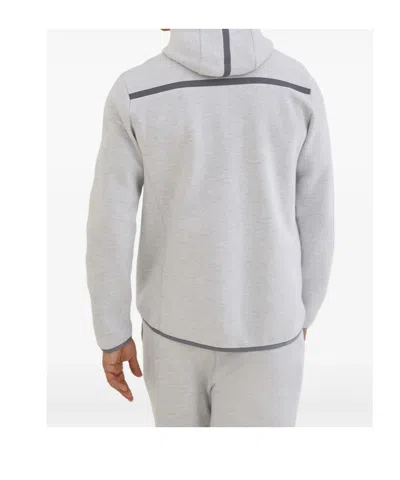 Brunello Cucinelli Stylish Hoodie Logo Design In Gray