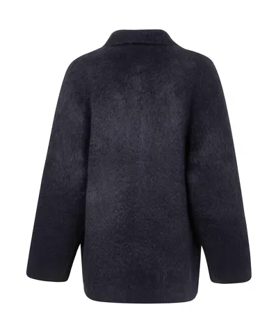 Boboutic Double Breasted Fur Jacket In Brown