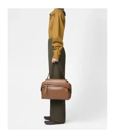 Tod's Medium Shoulder Bag Structured Shape In Brown