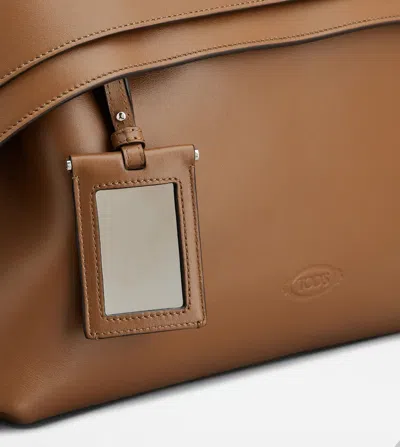 Tod's Medium Shoulder Bag Structured Shape In Brown