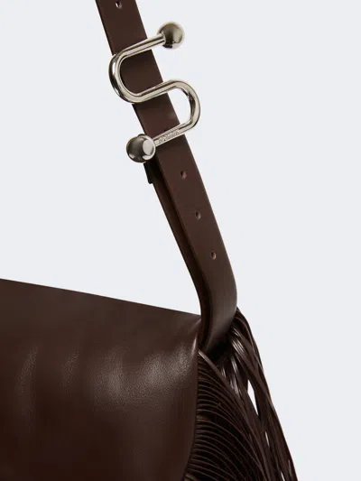 Max Mara Long Tassel Soffy Bag In Brown